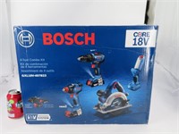 Bosch Core 18V neuf, set de 4 outils sans fil