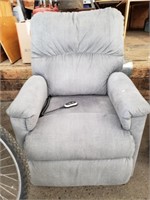 La-Z-Boy Slate Blue Lift Recliner. No Power Cord