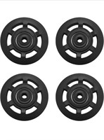 (New) Florencey 4Pcs 95mm Universal Pulley Wheel