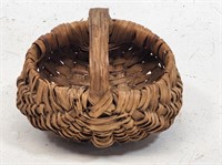 Early Miniature Woven Egg Basket