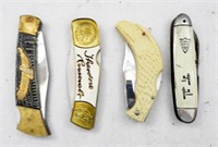 (4) Vintage Folding Pocket Knives