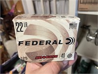 Federal 22LR 40 grain 325 rounds