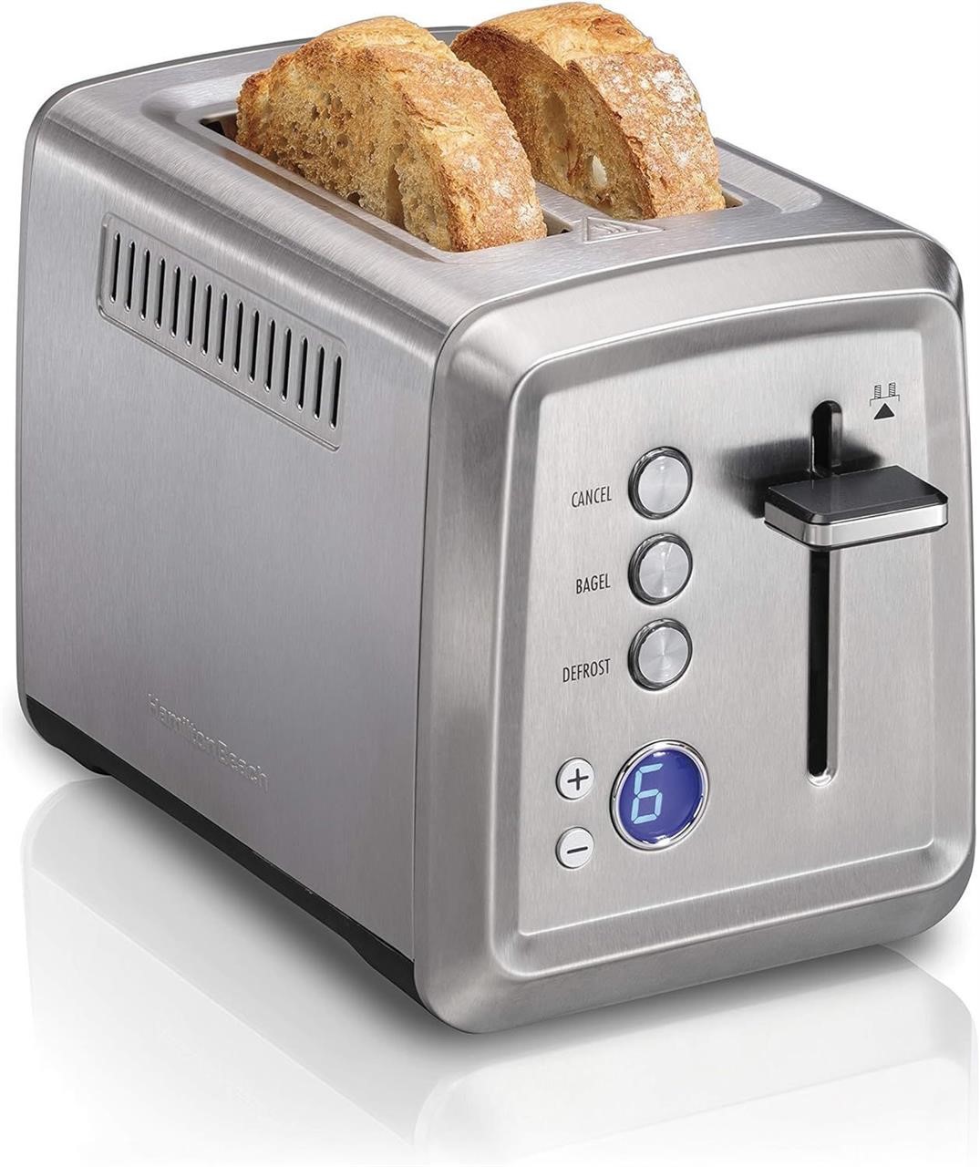 2 Slice Toaster with Extra-Wide Slots