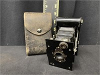 Early Kodak Ball Bearing Shutter Camera w/ Case