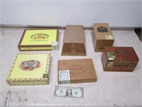 Lot of Vintage Cigar Boxes