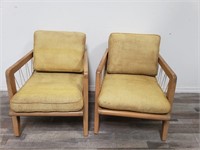 Pair of Edward Wormley for Drexel armchairs