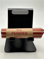 QTY 1 ROLL 50 UNSEARCHED WHEAT PENNIES CENTS