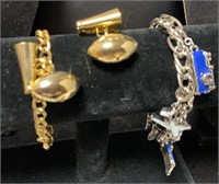 3pc Charm bareclets and pin