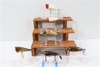 (6) VINTAGE SCARCE FISHING LURES: