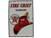 1957 FIRE CHIEF GASOLINE SSP PUMP PLATE