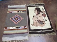 2 Hand Woven Rugs