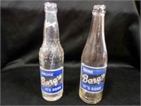 Vintage Clear Barq's Root beer bottles