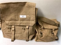 WWII DOUBLE HAVERSACK WITH ACCESSORIES