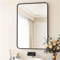 SE6025 Wall Mirror Rounded CornersBlack24x36