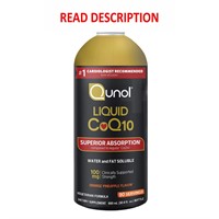 Qunol Liquid CoQ10 100 mg.  30.4 Ounces