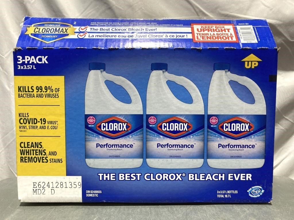 Clorox Performance Disinfecting Bleach 3 Pack