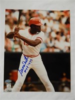 Signed Photograph George Foster 1977 MVP