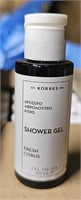 (201PC) 1 oz. Korres Shower Gels-Citrus