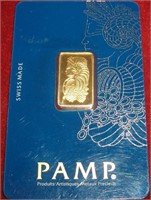 5g Au 999.9 P.A.M.P. Swiss Made Gold Bar