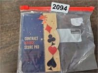 BRIDGE SCORE PAD