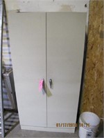 2 door metal cabinet 36" x 19" 72" CABINET ONLY