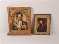 Lot of 2 Baroque-Style Art Pieces
