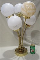 Lampe multi-globes vintage MCM fonctionnelle