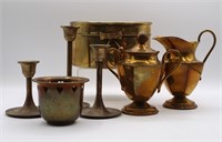 Decorative Brass Candle Sticks, Planter ++