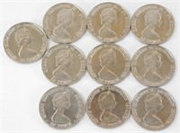 10 Prince Andrew & Queen Elizabeth II Coins - 50