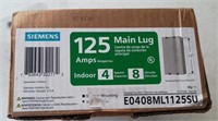 Siemens EQ 125 amp 4/ 8 circuit indoor main lug