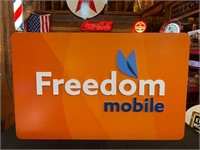 30 x 47” Freedom Mobile Sign