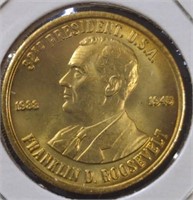 Fdr Franklin d. Roosevelt presidential token