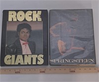 ROCK GIANTS/SPRINGSTEEN Hard Cover Books