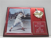 12"x 15" Autographed Ted Williams Plaque See Info