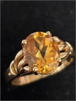 $2500 10K  3.7G Citrine  Ring