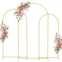WOKCEER WEDDING ARCH BACKDROP STAND 7.2FT 6.6FT