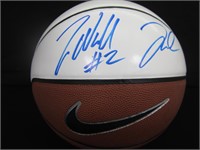 WALL/COUSINS SIGNED NIKE BASKETBALL WITH COA
