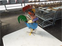 Metal art rooster