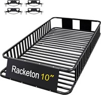 Racketon 84” x 50” x 10” Roof Rack Cargo Basket