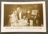 MARLENE DIETRICH: Antique Tobacco Card (1932)
