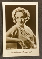 MARLENE DIETRICH: Antique Tobacco Card (1932)