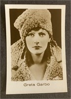GRETA GARBO: Antique Tobacco Card (1932)