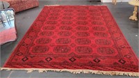Antique Oriental Room Size Rug Hand Knotted