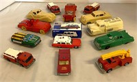 Vintage Plastic, Rubber & Metal Mini Vehicles