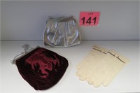 Pair Of Purses & Gloves