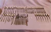 Stainless Steel Flatware; (57) Pieces;
