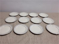 (12) Lenox China Charleston Dessert Plates 6 1/2"