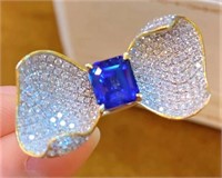 2.05ct Royal Blue Sapphire 18Kt Gold Ring