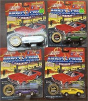 (4) Johnny Lightning muscle cars