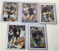 (5) Different Brett Favre Cards